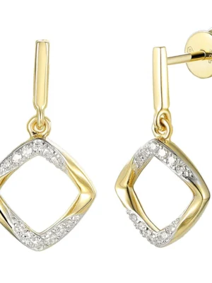 Kolczyki z diamentami E88150 Y S